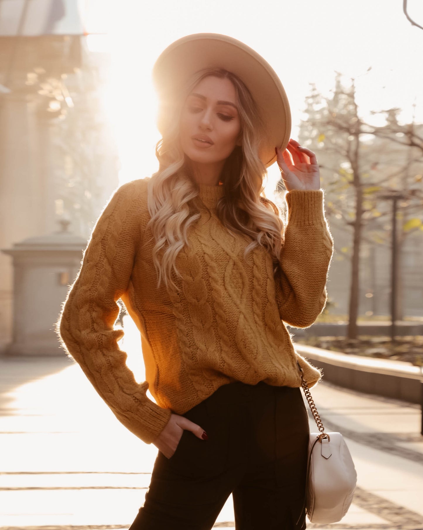 Džemper RB T91912 Beige