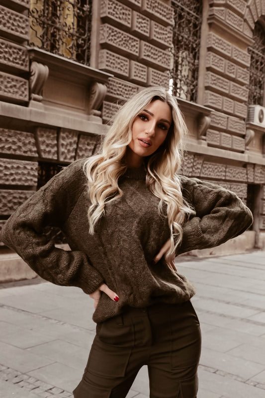 Džemper RB T91912 Olive