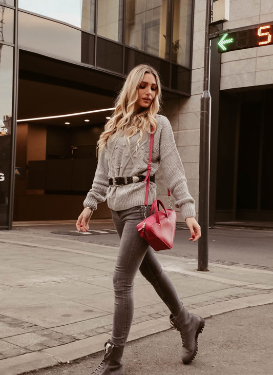 Džemper YR T4105 Gray