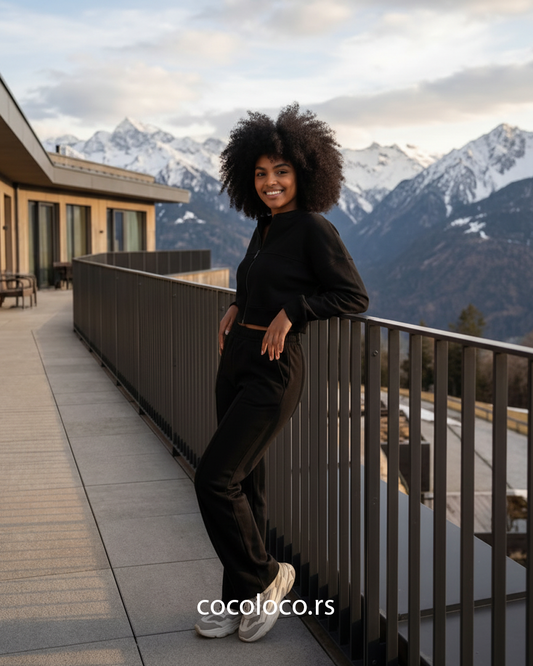 Ženska trenerka BAILA - Crna