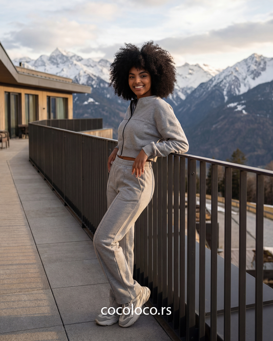 Ženska trenerka BAILA - Siva